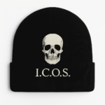 I.C.O.S. Gothic Skull Beanie - Image 2